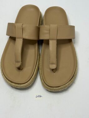 Joie Women’s Tan Leather Toe-Post Sandals size 8.5